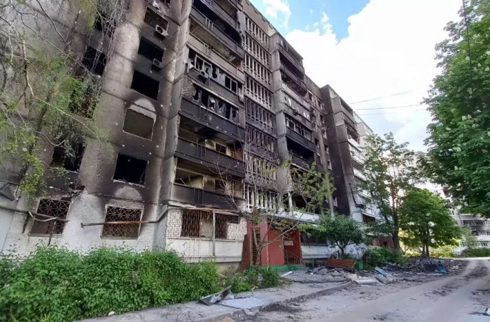 Разрушения в Харькове. 2022 год