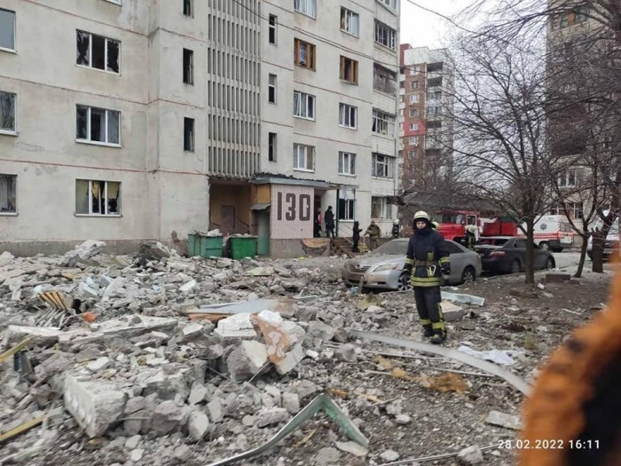 Обстрелы Харькова продолжались ночью с 15 на 16 марта Обстрелы Харькова продолжались ночью с 15 на 16 марта