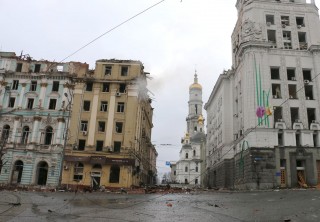 Центр возле здания Городского Совета подвергся атаке