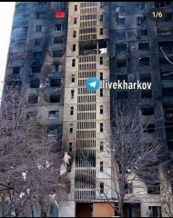 Уничтожен пожаром жилой дом в Харькове. Результат атаки российской армии