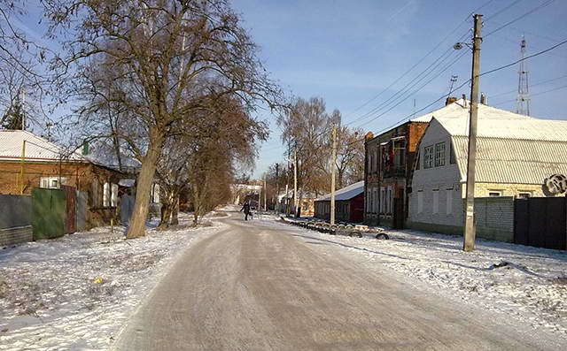 Улица Владимирская зимой