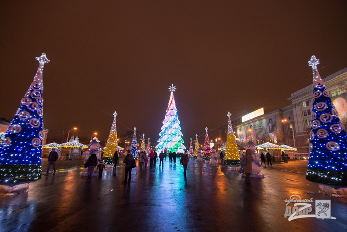 Новогодняя площадь в Харькове, 2013-2014