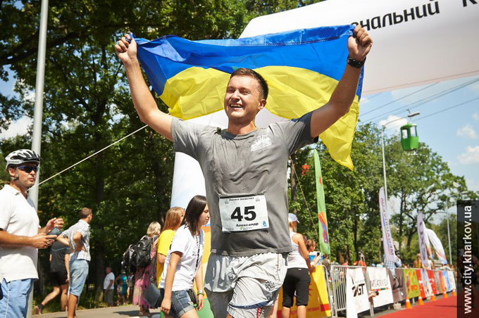 Флаг Украины в спорте