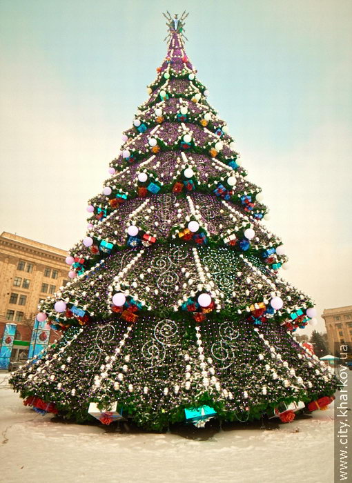 Новогодняя ёлка в Харькове, декабрь 2013