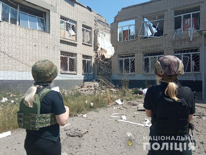 Харьков, пострадало учебное заведение