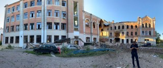 Разрушено ещё одно здание университета. Июль 2022. Харьков под обстрелами рос армии