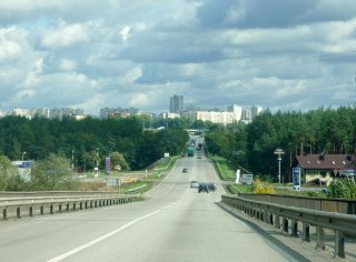 Окружная дорога в районе Алексеевки
