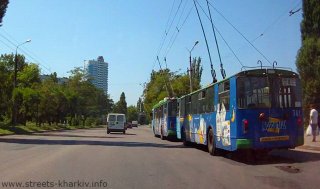 Троллейбусы на ул. Барабашова