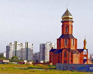 Церковь Георгия Победоносца в Харькове на улице Сучасной